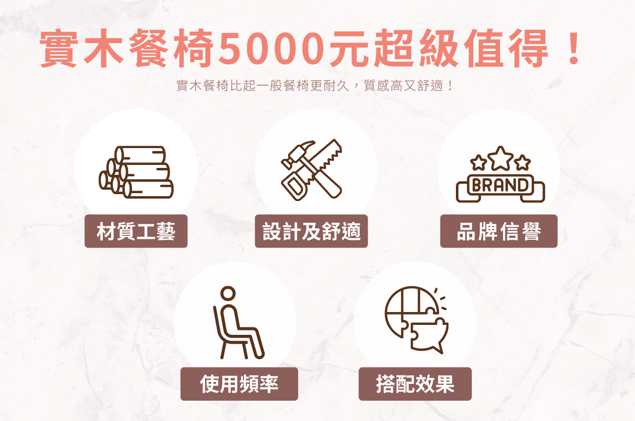實木餐椅一張5000元以上值得嗎?