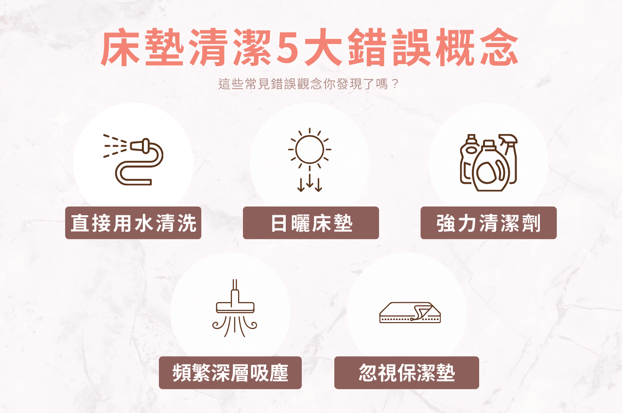 床墊清潔Dcard網友都有的5大錯誤觀念!